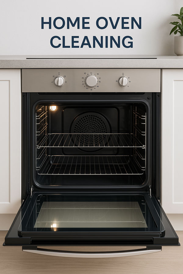 Home oven cleaning